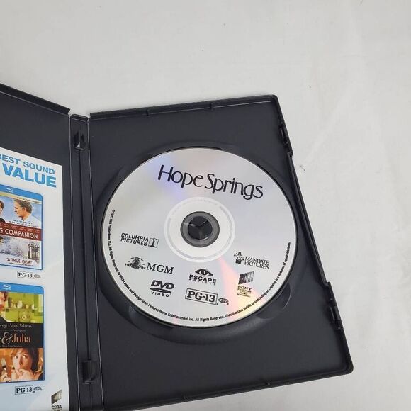 Hope Springs (DVD, 2012) Meryl Streep, Tommy Lee Jones, Steve Carell – Romantic - Picture 2 of 3